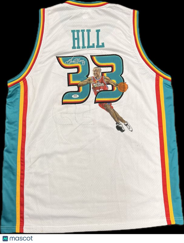 Grant Hill Signed Jersey PSA Detroit Pistons Autographed