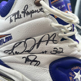 Karl Malone Signed Basketball Shoes Utah Jazz