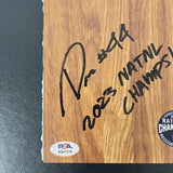 Andre Jackson Jr. UConn Huskies Signed Floorboard NCAA Division Basketball PSA