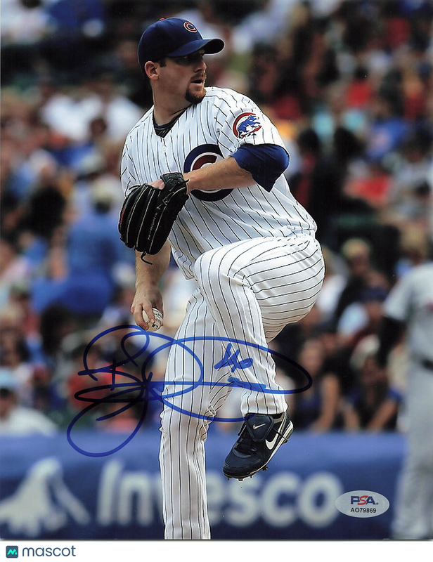 Ryan Dempster Chicago Cubs Signed 8x10 Photo PSA