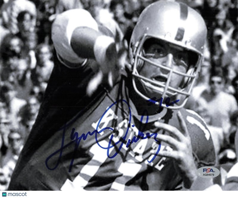Lynn Dickey Signed Kansas State Wildcats Football 8x10 Photo PSA Autographed