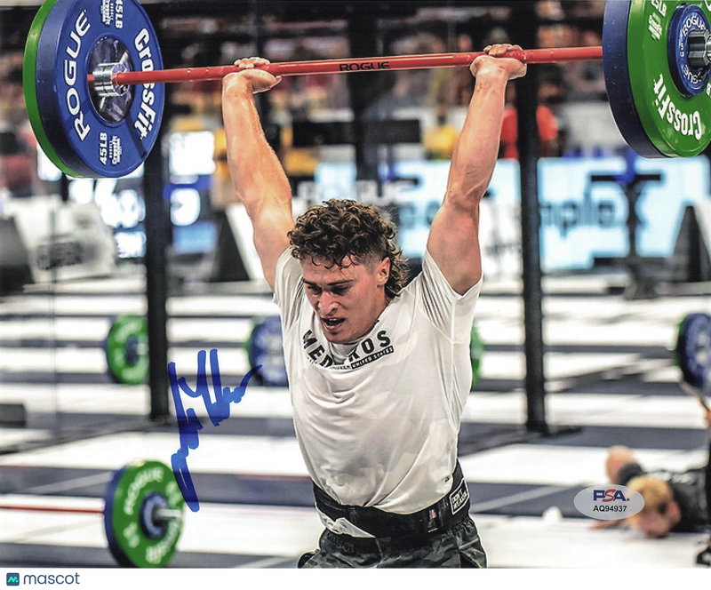 Justin Medeiros signed 8x10 photo CrossFit PSA Autographed