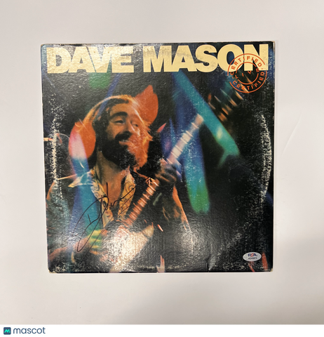 Dave Mason Signed Certified Live Vinyl PSA Album Auth
