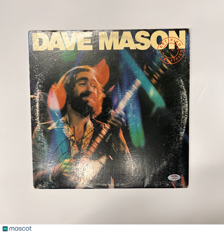 Dave Mason Signed Certified Live Vinyl PSA Album Auth