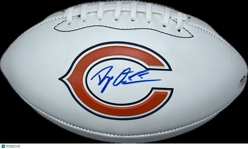Dayo Odeyingbo Chicago Bears Signed Football PSA Autographed