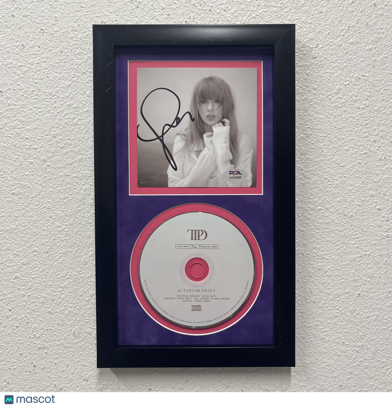 Taylor Swift Signed The Tortured Poets Department Framed Display CD Album PSA