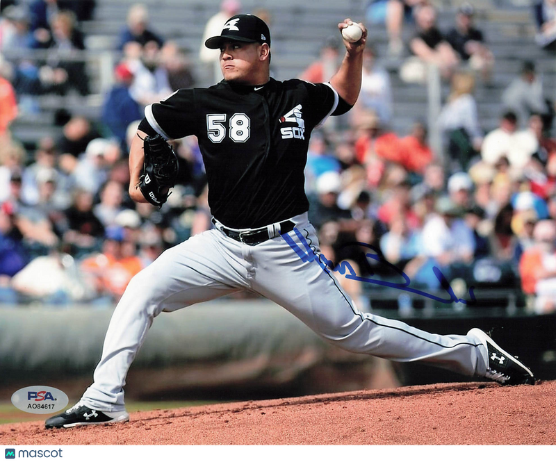Manny Banuelos Chicago White Sox Signed 8x10 Photo PSA