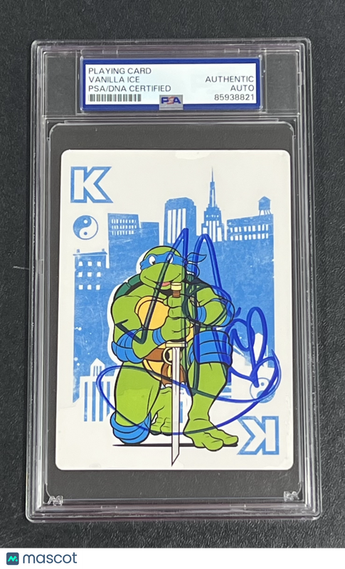 2022 Viacom Overseas Holdings C.V Vanilla Ice  Signed Card Auto PSA Slabbed