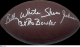 Billy Johnson Houston Oilers Signed Football JSA Autographed