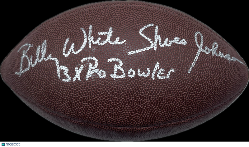Billy Johnson Houston Oilers Signed Football JSA Autographed