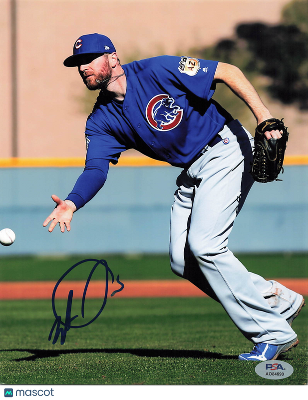 Wade Davis Chicago Cubs Signed 8x10 Photo PSA
