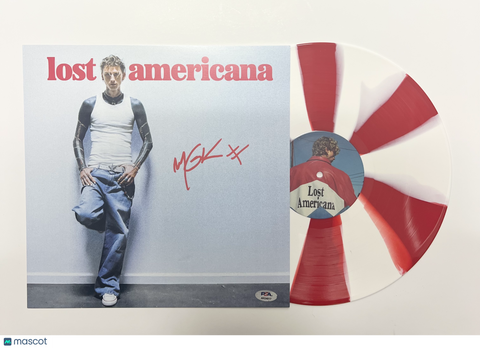Machine Gun Kelly (MGK) Signed Lost Americana Framed Vinyl Album PSA
