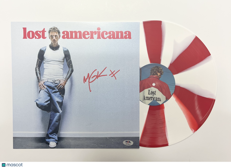 Machine Gun Kelly (MGK) Signed Lost Americana Framed Vinyl Album PSA