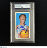 1968-69 TCG #120 Walt Frazier Signed Card Auto 10 PSA Slabbed Knicks