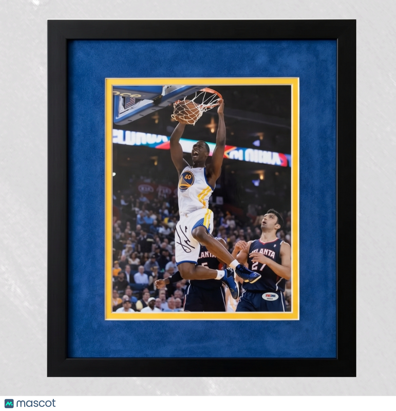 Harrison Barnes Golden State Warriors Signed 11x14 Custom Framed Photo PSA