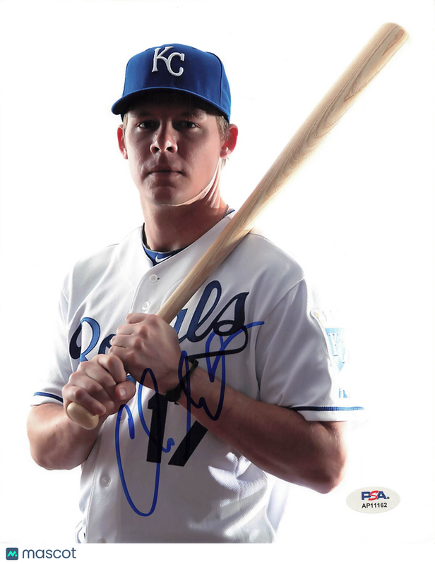 Chris Getz Kansas City Royals Signed 8x10 Photo PSA