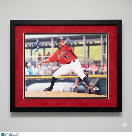 Dillon Tate Baltimore Orioles Signed 11x14 Custom Framed Photo PSA