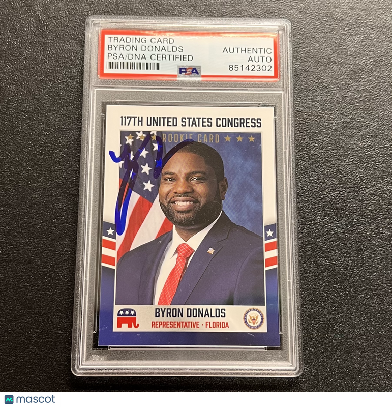2021 Fascinating Cards Byron Donalds #206 Signed Card Auto PSA Slabbed