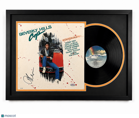 Paul Reiser Signed Beverly Hills Cop Custom Framed Vinyl Album PSA Auth