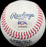 Ice Cube Signed 2024 World Series Baseball PSA Autographed