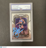 Kiana James 2023 Panini Prizm WWE#138 Signed Card PSA Autographed