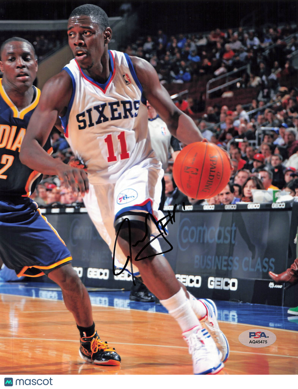 Jrue Holiday Philadelphia 76ers Signed Basketball 8x10 Photo PSA