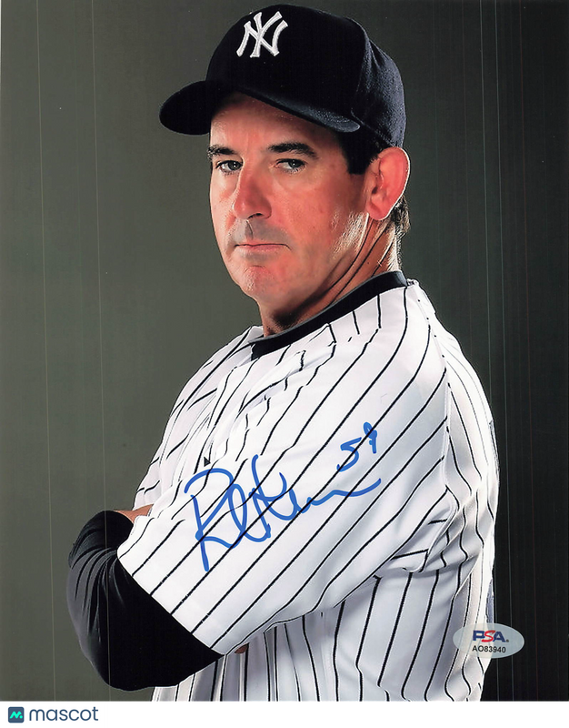 Rob Thomson New York Yankees Signed 8x10 Photo PSA