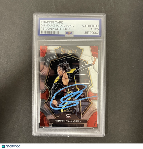 Shinsuke Nakamura 2023 Panini Select#165 Signed Card PSA Autographed