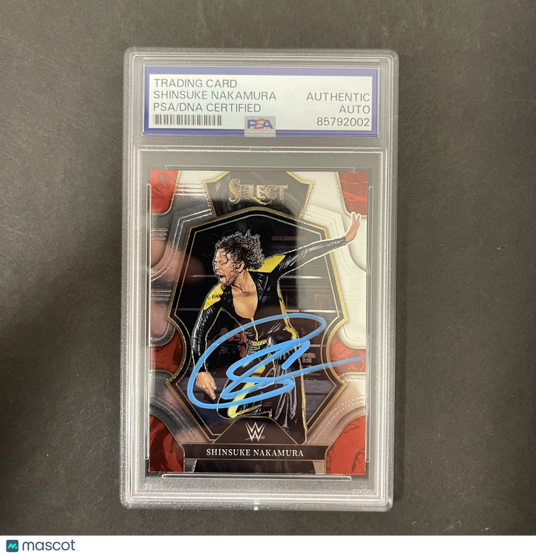 Shinsuke Nakamura 2023 Panini Select#165 Signed Card PSA Autographed