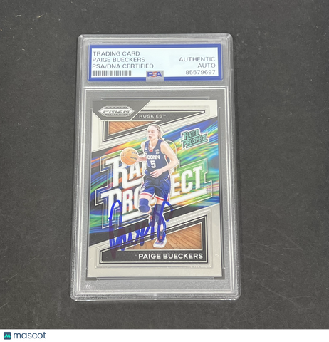 Paige Bueckers 2024 Panini Panini Prizm Draft Picks#2 Signed Card PSA Autograph