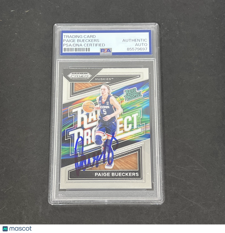 Paige Bueckers 2024 Panini Panini Prizm Draft Picks#2 Signed Card PSA Autograph