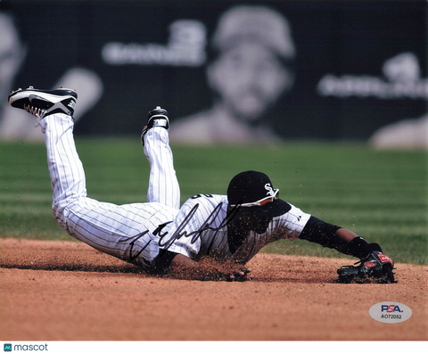 Eduardo Escobar Chicago White Sox Signed 8x10 Photo PSA