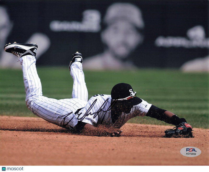 Eduardo Escobar Chicago White Sox Signed 8x10 Photo PSA