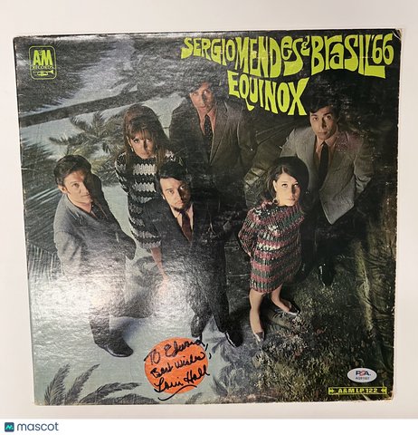 Lani Hall Signed Equinox by Sergio Mendes & Brasil '66 Vinyl Album PSA Auto