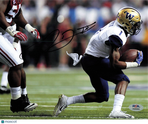John Ross Signed Washington Huskies Football 8x10 Photo PSA Autographed