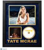 Tate McRae Signed Think Later Framed CD Album JSA Autographed 16x20