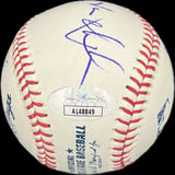 Jerry Seinfeld, Jason Alexander, Larry David&J.L.D. Signed Baseball PSA Seinfeld