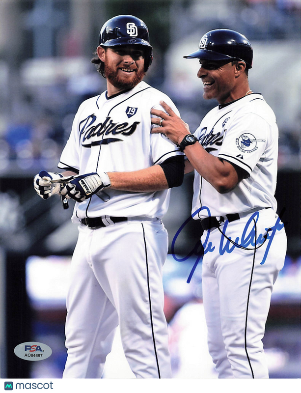 Jose Valentin San Diego Padres Signed 8x10 Photo PSA