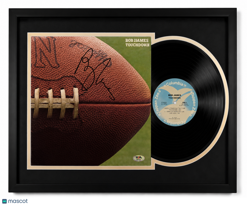 Bob James Signed Touchdown Custom Framed Vinyl Album PSA