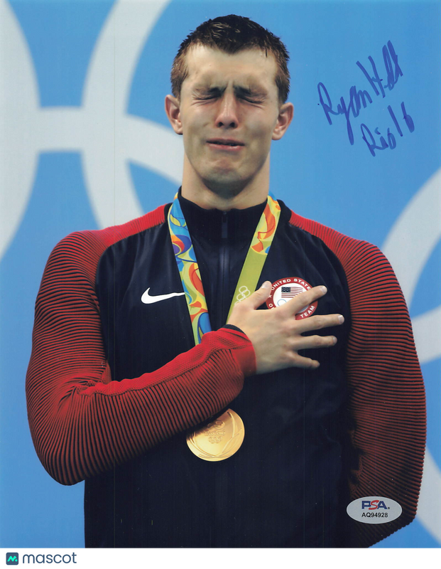 Ryan Held signed 8x10 Photo Swimming PSA Autographed