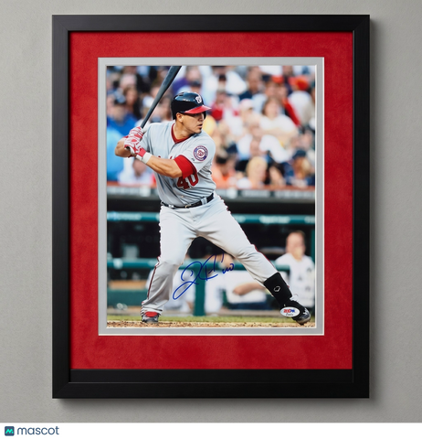 Wilson Ramos Washington Nationals Signed 11x14 Custom Framed Photo PSA