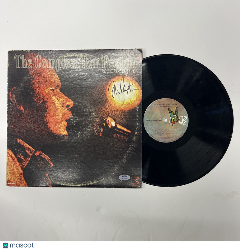 Tom Paxton Signed The Compleat Vinyl Album PSA Autographed