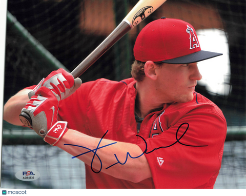 Taylor Ward Los Angeles Angels Signed 8x10 Photo PSA