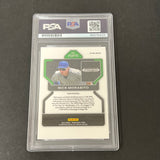 2022 Panini Prizm Draft Picks Pink Velocity #PDP75 Nick Morabito signed card PSA