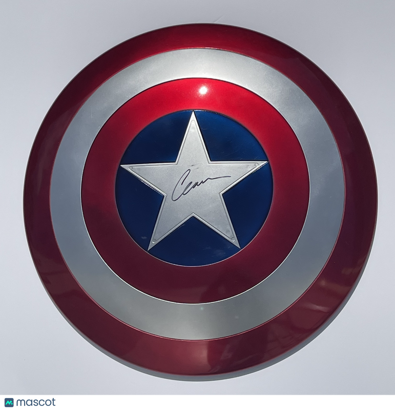 Chris Evans Signed Captain America Shield PSA/DNA, BAS, Fanatics, Autographed