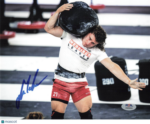 Justin Medeiros signed 8x10 photo CrossFit PSA Autographed