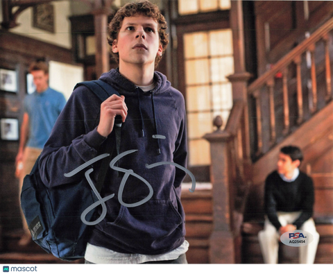 Jesse Eisenberg Signed 8x10 Photo PSA Autographed