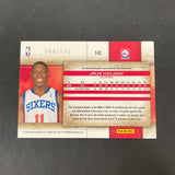 2010 Panini Studio #142 Jrue Holiday 144/199 signed card