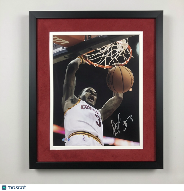 Dion Waiters Cleveland Cavaliers Signed Basketball 11x14 Custom Framed Photo PSA