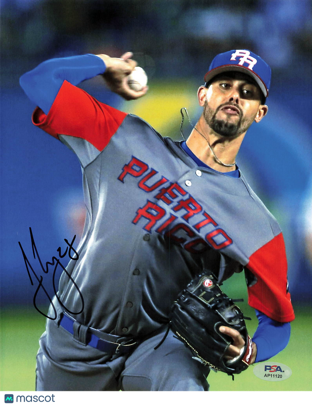 Jorge Lopez Team Puerto Rico Signed 8x10 Photo PSA